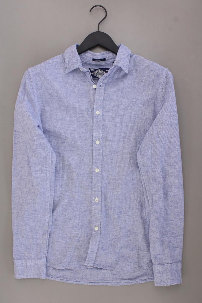 Hemden: Superdry Langarmhemd Gr. M blau – Gebraucht aus Neustadt an der Waldnaab von SecondLifeFashion